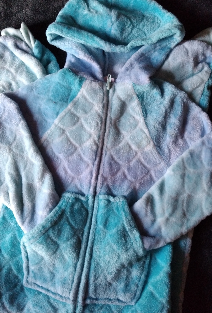 Mermaid Little Girl Fleece Pajamas